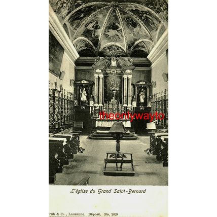 Lausanne, L'Eglise Du Grand Saint Bernard, Switzerland, A Truh Postcard