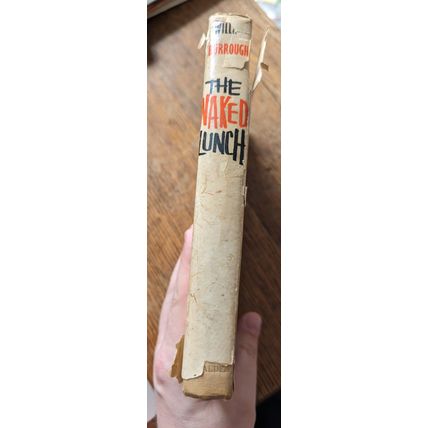 WILLIAM BURROUGHS The Naked Lunch UK 3rd edition hardback rare book 1965 DJ