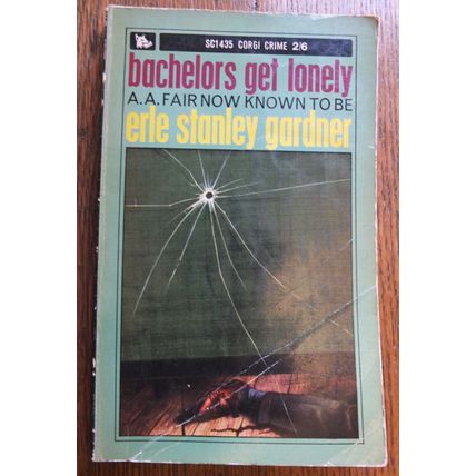 ERLE STANLEY GARDNER Bachelors Get Lonely 1962 NEL PULP crime noir vintage book