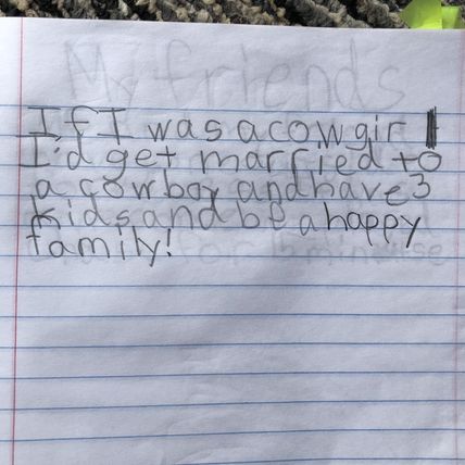 Original Writings By Piper Korff COMPOSITION NOTEBOOK School Work 2013