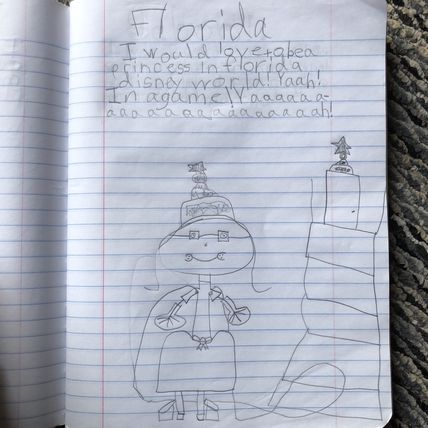 Original Writings By Piper Korff COMPOSITION NOTEBOOK School Work 2013
