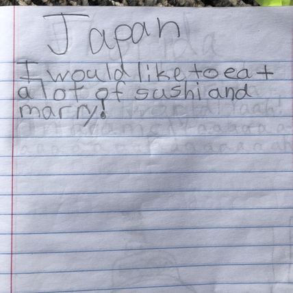 Original Writings By Piper Korff COMPOSITION NOTEBOOK School Work 2013
