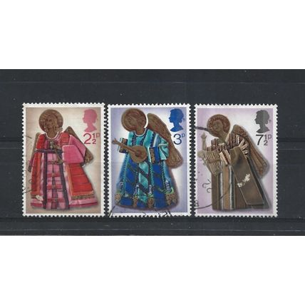 GB.1972 Christmas.Angels set of 3.Fine Used.Aug25