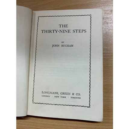 1950 JOHN BUCHAN "THE THIRTY NINE STEPS" FICTION SMALL HARDBACK BOOK (P2)