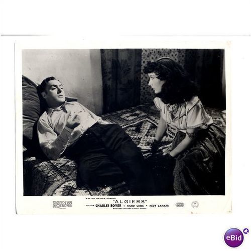 HEDY LAMARR, CHARLES BOYER "Algiers" 1938 Press Still