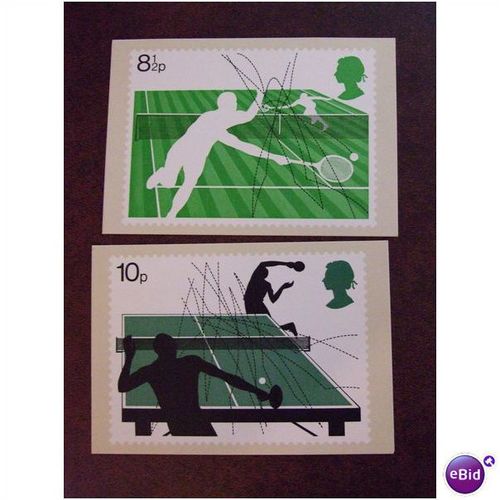 1977 Racket Sports GB PHQ 20 mint card set Table Tennis
