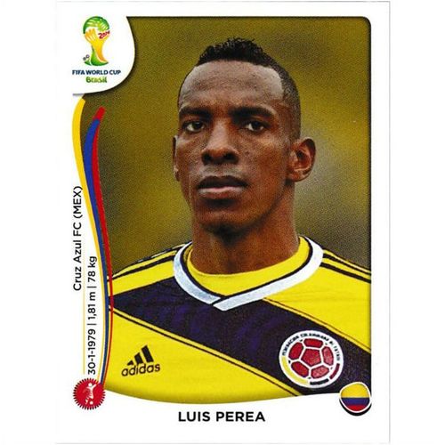2014 Panini World Cup Soccer Stickers - #189 - Luis Perea
