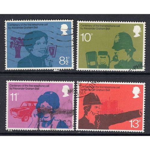 Great Britain 1976 Telephone Centenary Used SG 997-1000 Sc 777-780