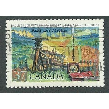 CAN 1988 37c 'EXPLORATION OF CANADA (3RD SERIES) ' FINE USED (EBID41-555)
