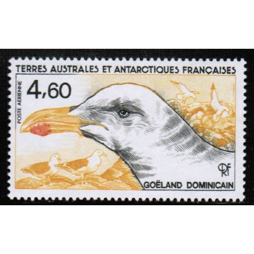 1986 FSAT / TAAF - Bird / sea gull 4.60 Fr - Sc# C91 Mint NH