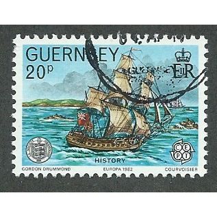 GUE 1982 20P 'LA SOCIETE GUERNESIASE' FINE USED (EBID50-014)
