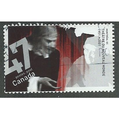 CAN 2001 47c 'MONTREAL THEATRE' FINE USED (EBID49-113)