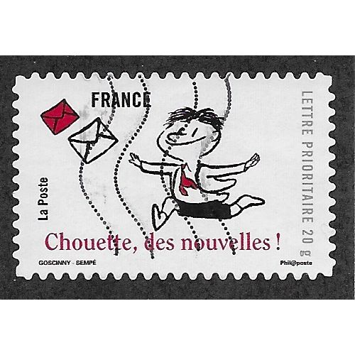 FRA 2009 (56c)(S/A) 'SOURIRES - CHOUETTE, DES NOUVELLES.' FINE USED (EBID55-196)