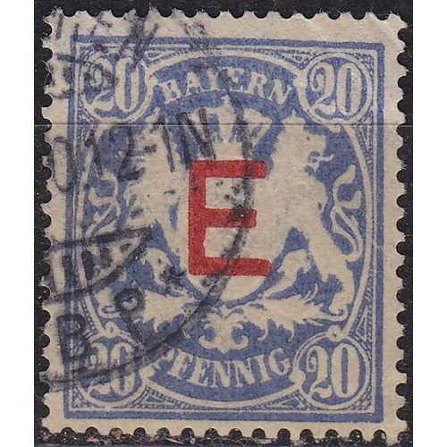 GERMANY Bayern Bavaria [Dienst] MiNr 0004 ( O/used )
