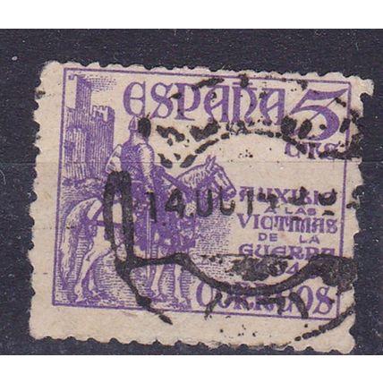 SPAIN 1949 EL CID WAR VICTIMS CHARITY USED SG1113 #1