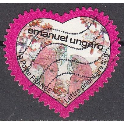 France 2009 Michel 4587 O Cote (2015) 2.50 € Saint-Valentin Coeur Emanuel Ungaro