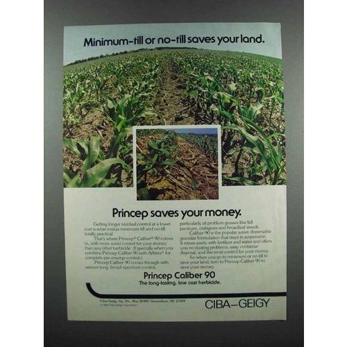 1983 Ciba-Geigy Princep Caliber 90 Herbicide Ad - Saves