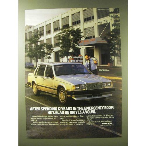 1989 Volvo Cars Ad - After spending 12 years in the emergency room