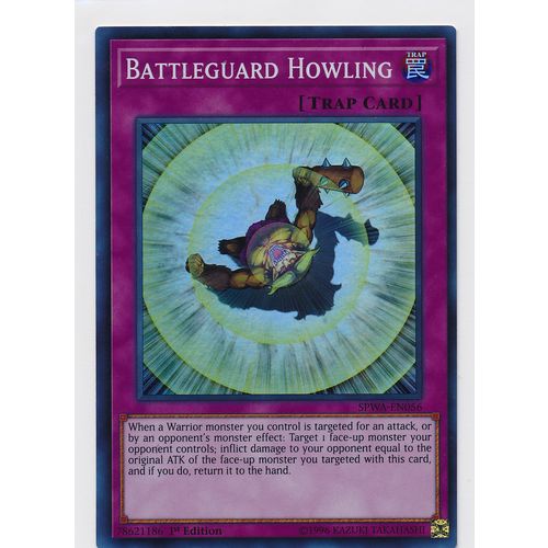 YuGiOh Spirit Warriors SPWA-EN056 Battleguard Howling 1st Edition