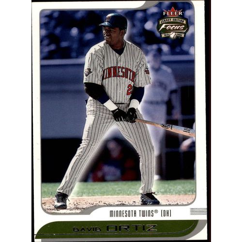 2002 Fleer Focus JE David Ortiz #125