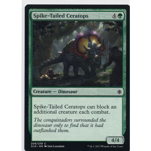 Magic the Gathering MTG Ixalan 209/279 Spike-Tailed Ceratops