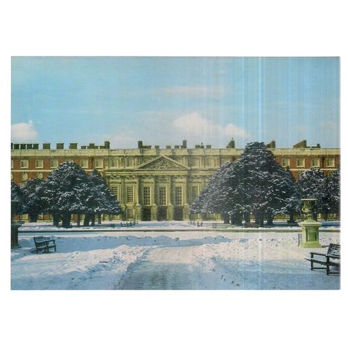 THE EAST FRONT, HAMPTON COURT PALACE, LONDON unused postcard =