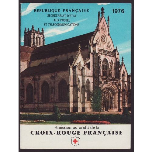 France 1976 SG XSB26 UMM Booklet - Red Cross/Semi-postal (E-378)