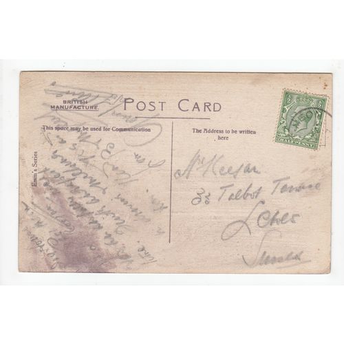 View from Park Hill East Meon Postcard 1917 Hampshire Emm's Series