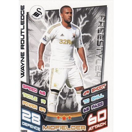 Match Attax 2012/2013 284 Wayne Routledge Swansea City