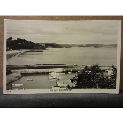 THE BAY, SAUNDERSFOOT, PEMBROKESHIR, WALES unused vintage postcard by R Tuck. =