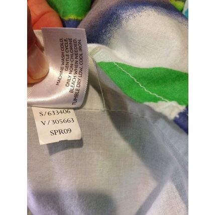 Summer Dress Size XS NEW w/Lining V-neck 100% Cotton Multicolor Extreme Comfort