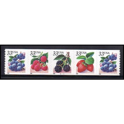 3302-3305 33c Fruit Berries Very Fine MNH PNC B1111/5 KA8086