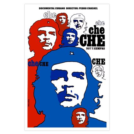 Movie Poster decor for"Che Guevara.TODAY and Forever.Political.Decorative design