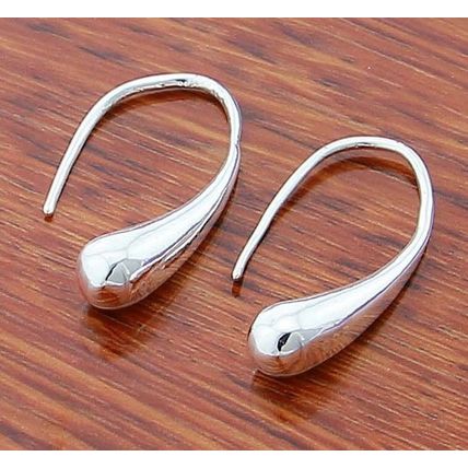 925 Sterling Water Drop Charm Earrings