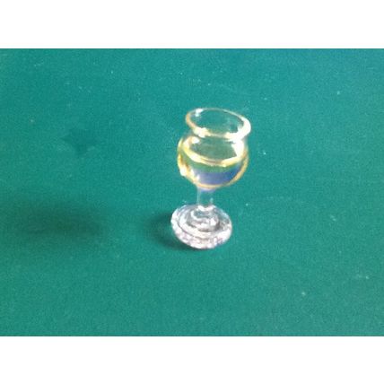 Large Glass of White Wine 1:12th scale miniature