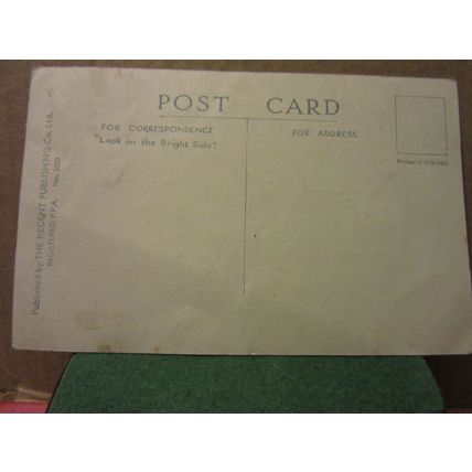 BIRTHDAY, 5 years old by Kit Fores .. unused vintage postcard by Regent