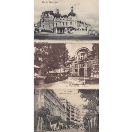 Biarritz Casino France Antique French Postcard