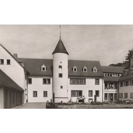 Propstei Gebaude Hochst Kloster Frankfurt German RPC Postcard