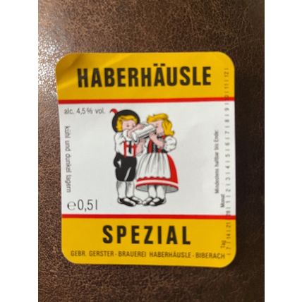 Older German Beer Label 190