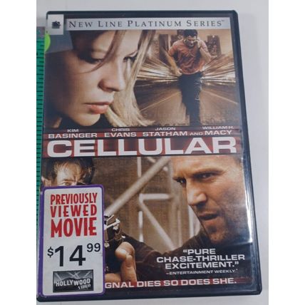 cellular DVD widescreen rated PG-13 good