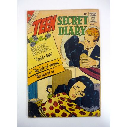 Teen Secret Diary #6 Charlton Comics Cupid's Note VG- 1960