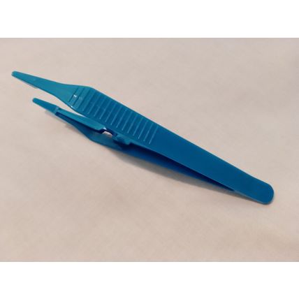 Plastic Tweezers (Farla Instramed) Medical, Crafting use etc blue - Sealed packs