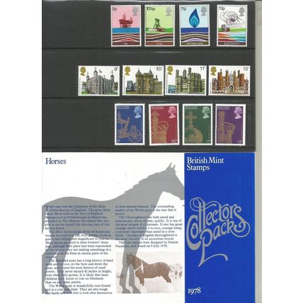 GREAT BRITAIN 1978 Complete Year Collectors Pack Unmounted Mint SG 1050/7 59/74