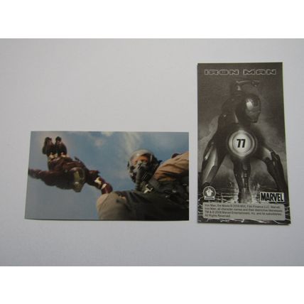 Marvel - Iron Man The Movie 2008 - Preziosi Sticker Drop-down Choice (e18)