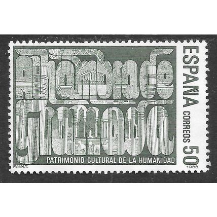 SPAIN 1988 CULTURE HUMAN HERITAGE WORLD CITIES USED.
