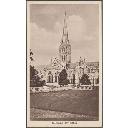 Salisbury Cathedral, Wiltshire, c.1920s - RA Series Postcard