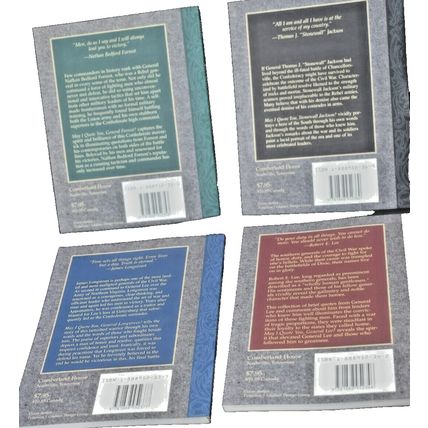 4 May I Quote You? Civil War books Stonewall Jackson Lee Longstreet F0RREST(PB)