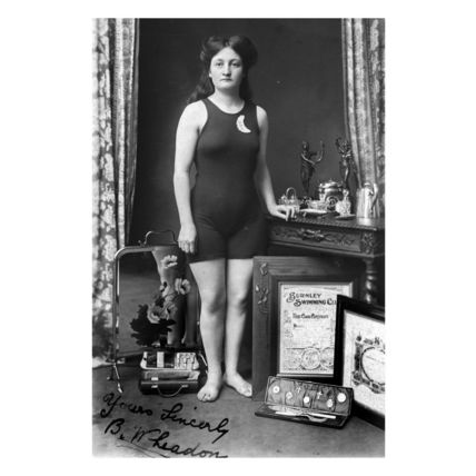 pt7328 - Burnley , Swimming Champion , Lancashire - print 6x4