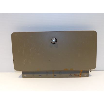 1976 Dodge Van Glove Box Door w/ Latch & Strap OEM 71 72 73 74 75 77 78