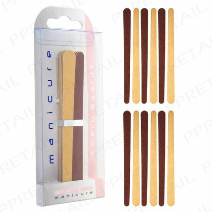 12 LONG EMERY BOARD NAIL FILER SET Shaping/Smooth Beauty Salon Manicure/Pedicure